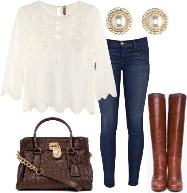 Casual-Chic Outfit Ideas for Fall - Pretty Designs | Casual chic .
