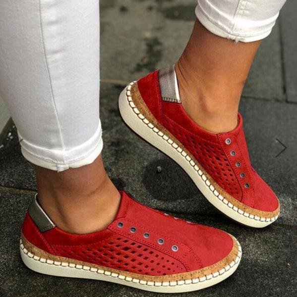 Women's Shoes - Women's Fashion Mesh Flats Breathable Casual Shoes .