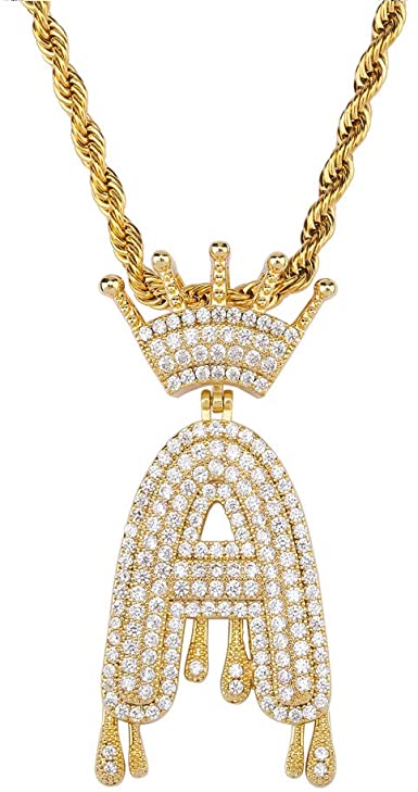 Amazon.com: HECHUANG Micropave Simulated Diamond Iced Out Crowned .