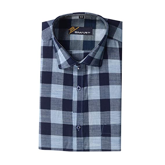 Buy JPF Smart Men's Cotton Regular Fit Formal Shirt for Men .