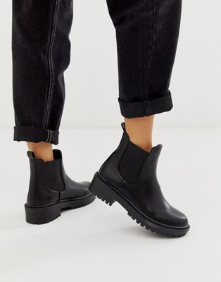 RAID Radar Black Chunky Chelsea Boots | Chelsea boots outfit .
