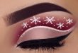 Another christmas inspired eye make up Brows .