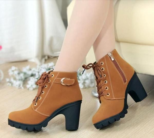 Classic Ankle Length Female Boots | Leather fashion boots, Womens .