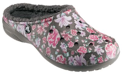 Crocs Freesail Graphic Lined Clogs for Ladies Multi FloralSlate .