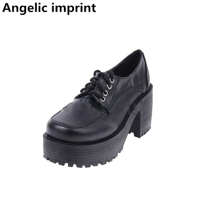 Angelic imprint new woman mori girl lolita cosplay punk shoes lady .