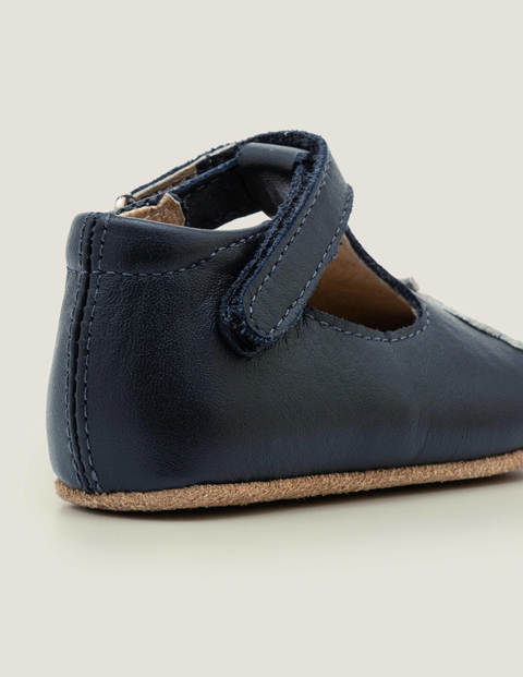 Supersoft Leather Shoes - College Navy | Boden