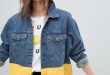 colorful jeans jacket – fashiondiys.com in 2020 | Denim jacket .