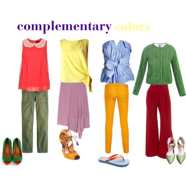 complementary colors: spring" by expressingyourtruth on Polyvore .