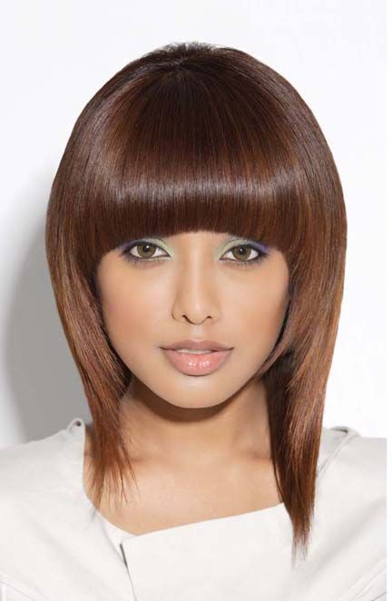 Concave Fringe Haircut Ideas in 2020 | Fringe hairc