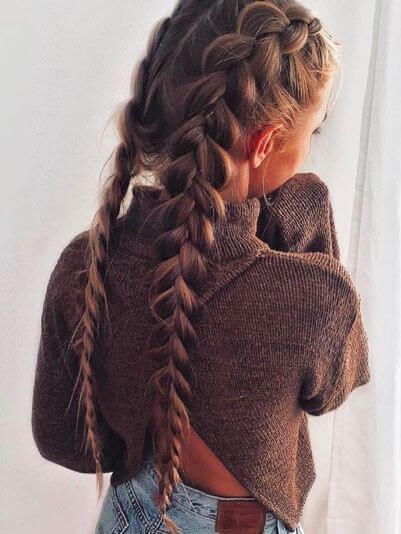 33 Cool Braids Festival Hairstyles in 2020 | Picture day hair .