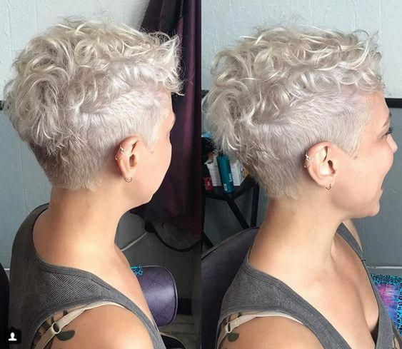 Cool Pixie Style For Curvy Haircut #shortcurlypixie in 2020 .