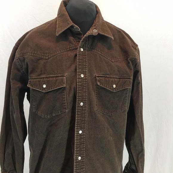 Old Navy Shirts | Mens Brown Corduroy Shirt | Poshma