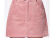 Kendall & Kylie Skirts | Kendall Kylie Pink Corduroy Skirt | Poshma