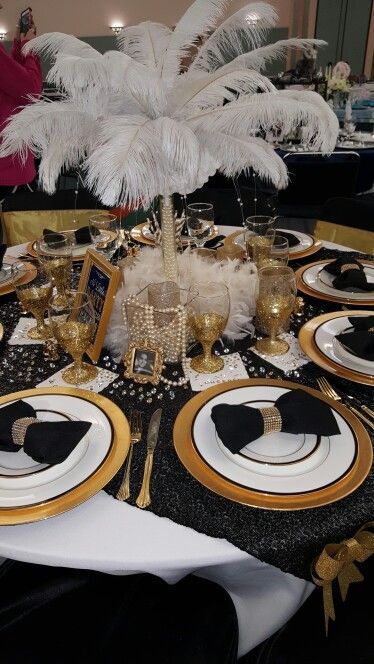 25 Creative Theme Ideas for Gala Dinner | 1920er-party .