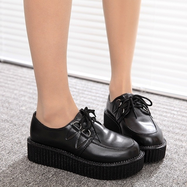 Creepers Women Shoes 2020 Plus Size Women Flats Shoes Woman .