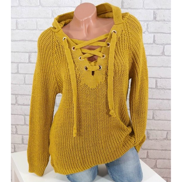 SySea - Women Fashion Casual Cute Pure Color Sweaters Ladies Girls .