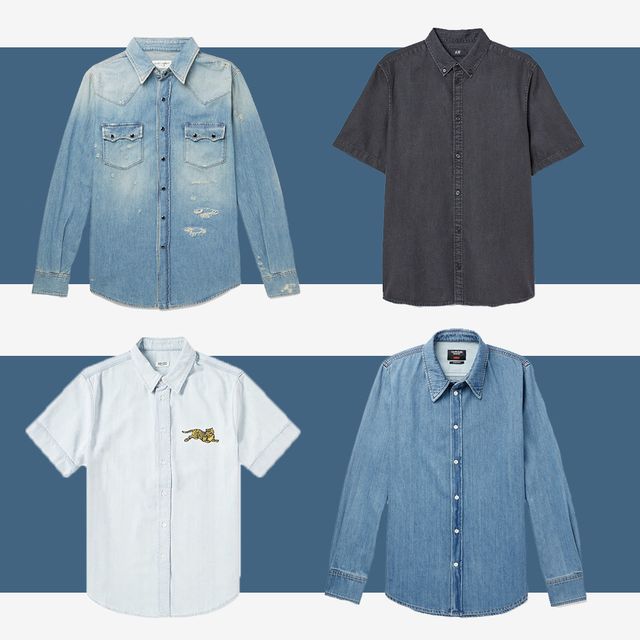14 Best Denim Shirts for Men - Casual Denim Button-Up Shir