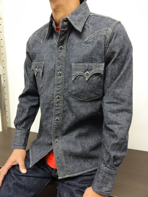 SWD-L01 : Seagull denim western shirt | Momotaro Jeans, ONI DENIM .
