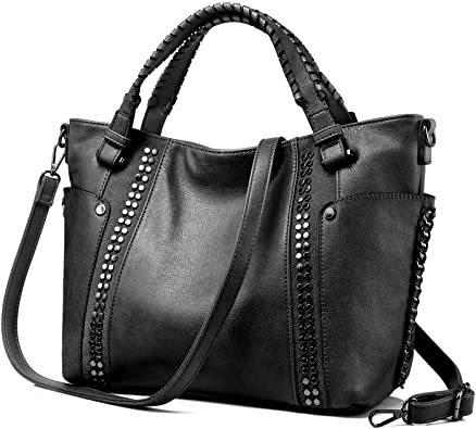 Amazon.com: Tote Bag for Women Large Faux Leather Purse and .