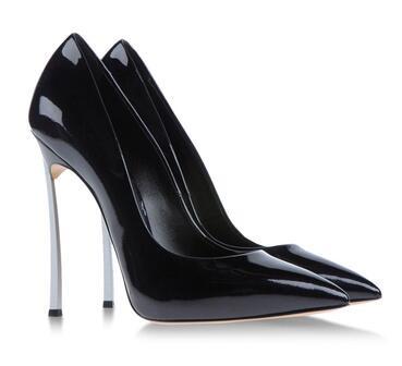 Plus Size 43 Designer Shoes Ladies Pumps Patent Leather Slip On .