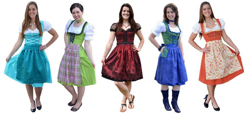 Beautiful and Different Style Dirndls | Dirndl dress oktoberfest .