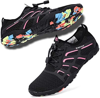 Amazon.com | hiitave Mens Womens Aqua Beach Water Shoes Quick Dry .