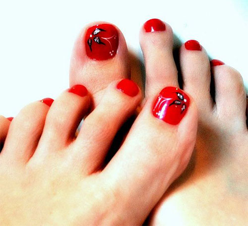 Amazing Christmas Toe Nail Art Designs & Ideas For Beginners .