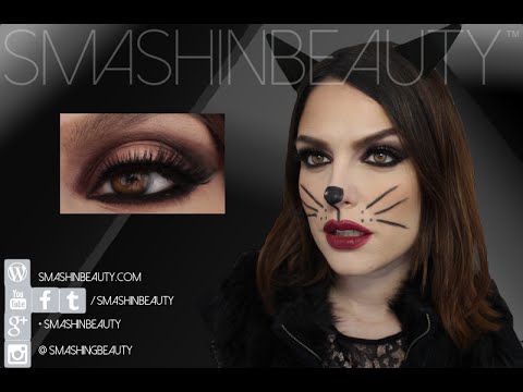CAT woman Halloween Makeup Tutorial | SMASHINBEAUTY - YouTu