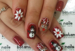 30 Festive and easy Christmas nail art designs you must try .