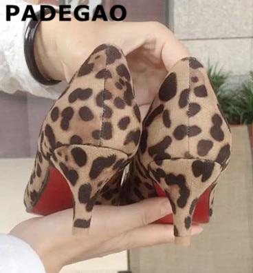 Brand Women Pumps Leopard Shoes Woman High Heels Stiletto Evening .