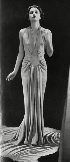 179 Best 1930s Evening Wear Draping images in 2020 | Evening wear .