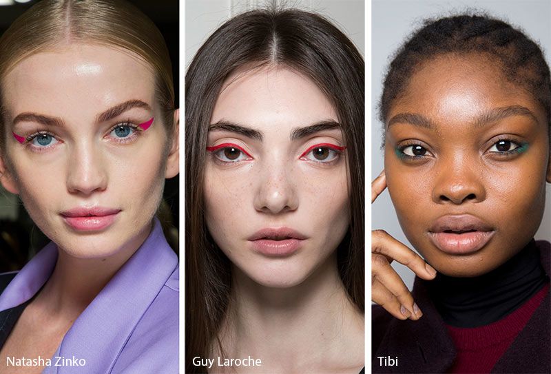 Face The avant-garde option for the fall/ winter 2019 makeup .