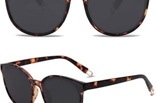 Amazon.com: SOJOS Fashion Round Sunglasses for Women Men Oversized .