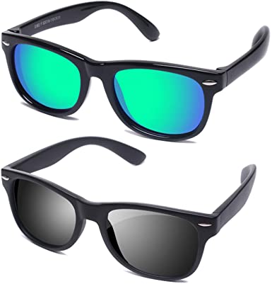 Amazon.com: YAMAZI Kids Sunglasses Polarized Fashion Mirrored .