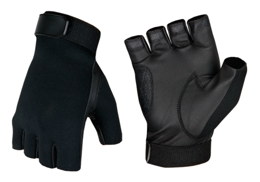 Half Finger Shooting Gloves Black XL - Gloves - Garments .