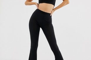 Fashionkilla flared pants in black | AS