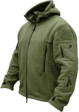 TACVASEN Men's Tactical Fleece Jacket at Amazon Men's Clothing sto