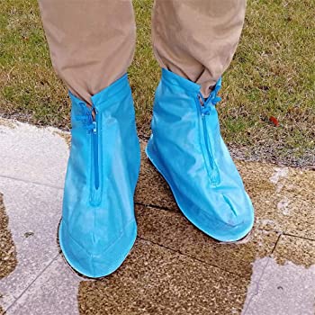 Reusable Rain Shoe Covers Waterproof Boots Plastic Overshoes .