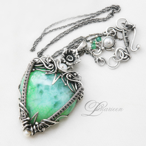 Hand Made Wire Wrapped Gemstone Jewelry by Lunarie