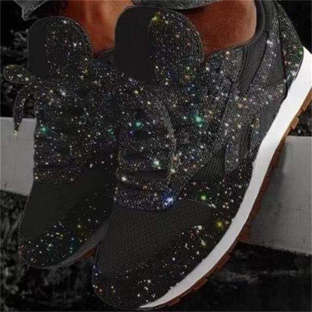 Sparkly Shoe Glitter Sneakers Womens | Sparkly shoes, Glitter .