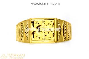 Gold Rings for Men in 22K Gold -Indian Gold Jewelry -Buy Onli