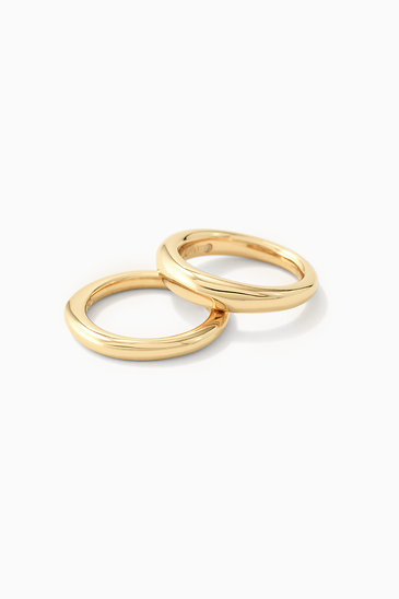 Gold Band Ulani Stackable Rings | Stella and Dot | Stella & D