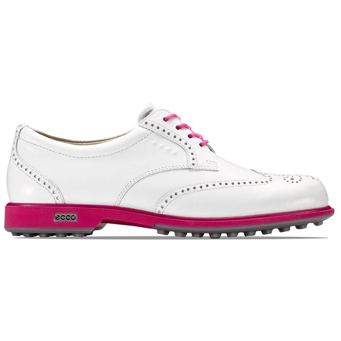 Ecco Ladies Classic Golf Hybrid White / Beetroot Available