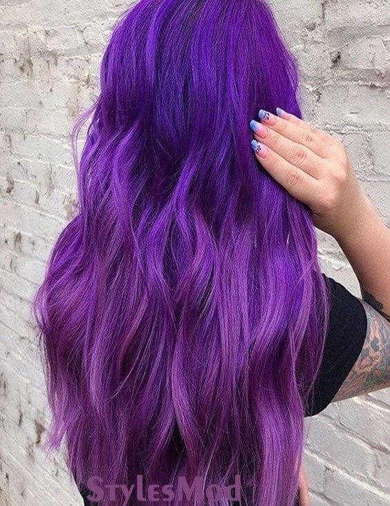 Marvelous Purple Hair Color Ideas & Trends To Try In 2019 .