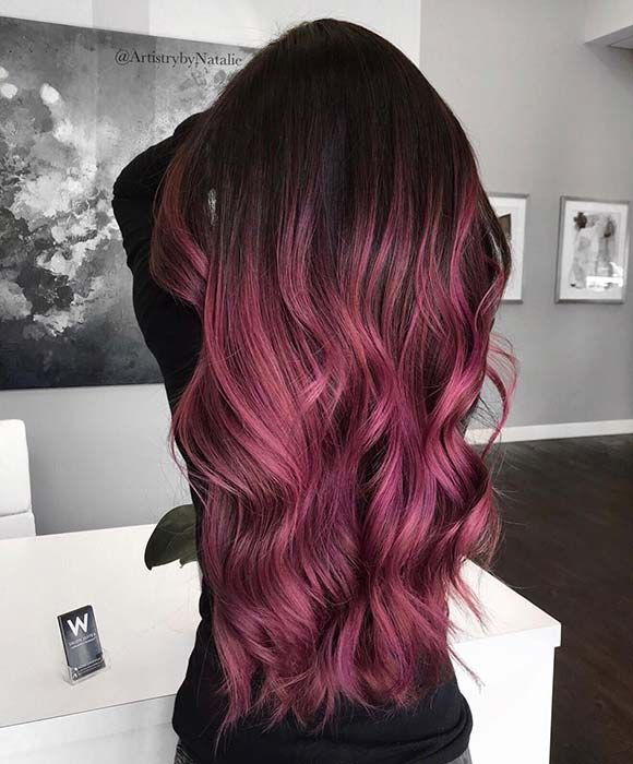 43 Burgundy Hair Color Ideas and Styles for 2019 | Burgundy hair .