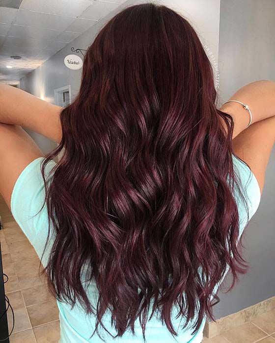 43 Burgundy Hair Color Ideas and Styles for 2019 | Page 4 of 4 .