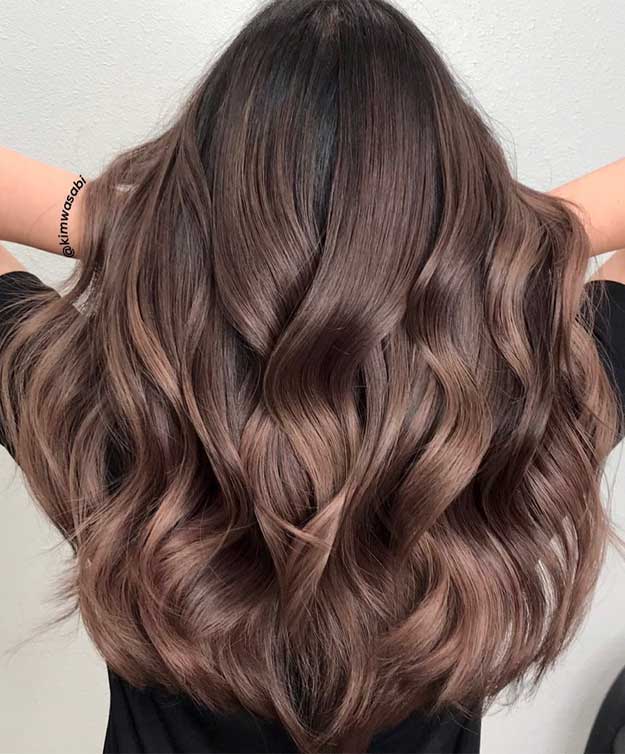 Trendy Winter Hair Color Ide