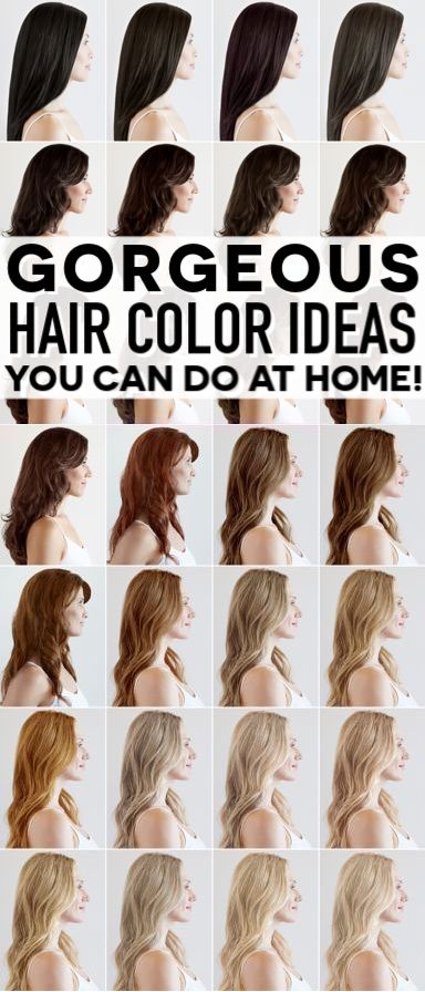 HAIR COLOR IDEAS in 2020 | At home hair color, Hair color, How to .