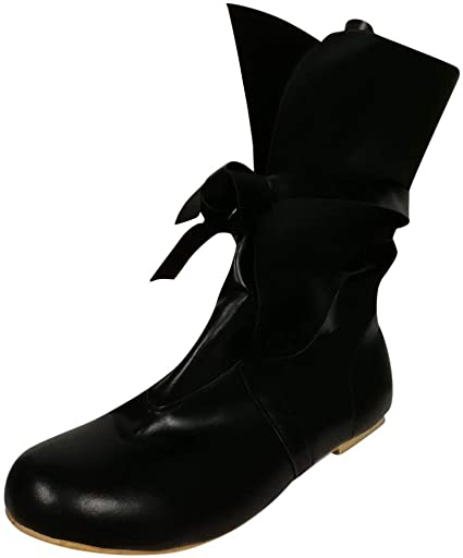 Amazon.com: JJHAEVDY Women's Lace-Up Ankle Boots, Flat Boots, Half .