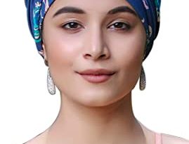 The Headscarves Women's Bamboo & Elastane Turban Chemo Beanie .